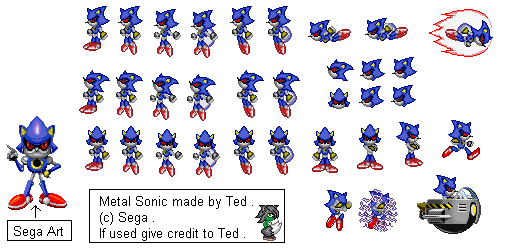 Sonic the Hedgehog Customs - Metal Sonic (Sonic 1-Style)