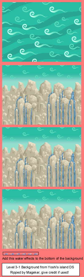 Yoshi's Island DS - Background 3-1