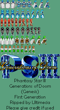 Phantasy Star 3: Generations of Doom - 1st Generation