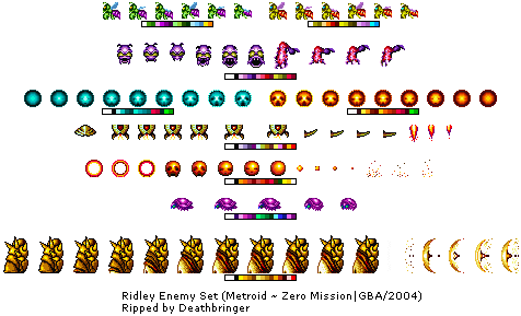 Metroid Zero Mission - Ridley Enemies