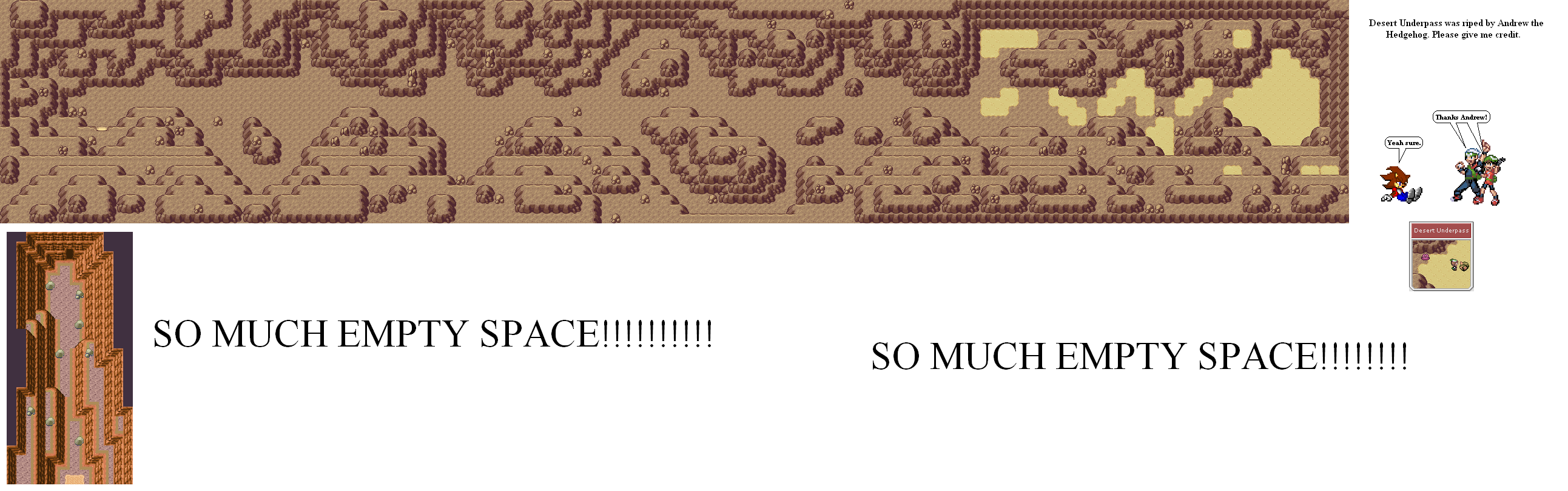 Pokémon Emerald - Desert Underpass