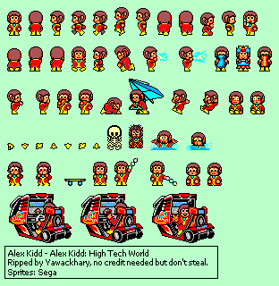 Alex Kidd in High Tech World - Alex Kidd