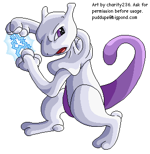 #150 Mewtwo (Pixel Art)