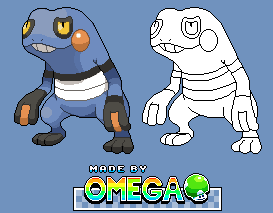 Pokémon Customs - #453 Croagunk