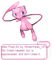 #151 Mew (Pixel Art)