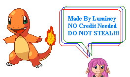 Pokémon Generation 1 Customs - #004 Charmander (Pixel Art)