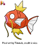 #129 Magikarp (Pixel Art)