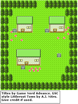 Pokémon Customs - Littleroot Town