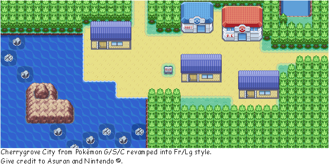 Pokémon Generation 2 Customs - Cherrygrove City