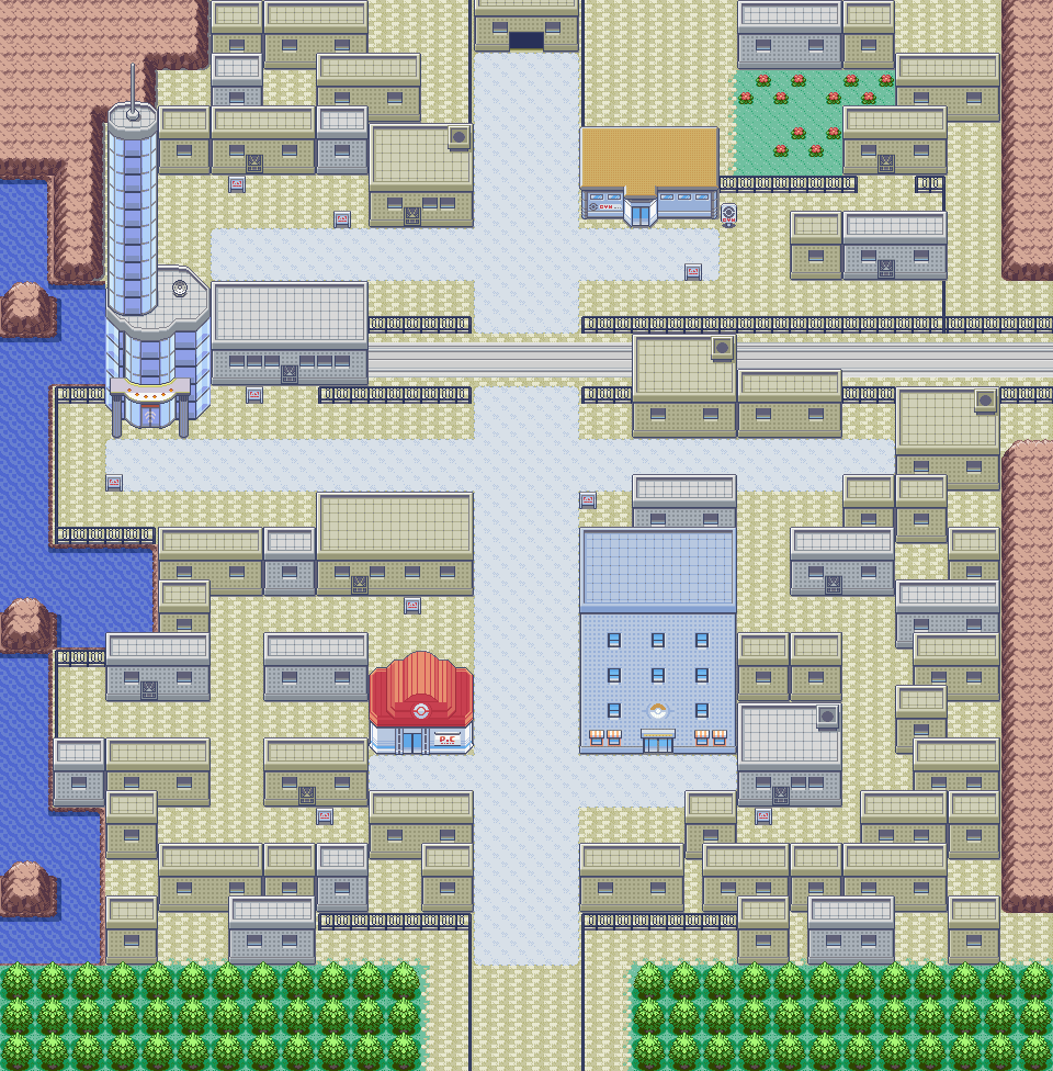 Pokémon Generation 2 Customs - Goldenrod City