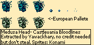 Castlevania: Bloodlines - Medusa's Head