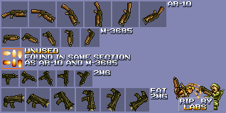 Metal Slug 5 - Dropped Weapons