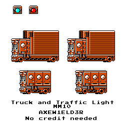 Mega Man 10 - Truck and Traffic Light