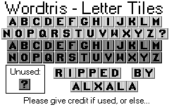 Wordtris - Letter Tiles