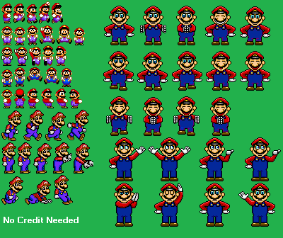 The Spriters Resource - Full Sheet View - Mario's Early Years: Fun With ...