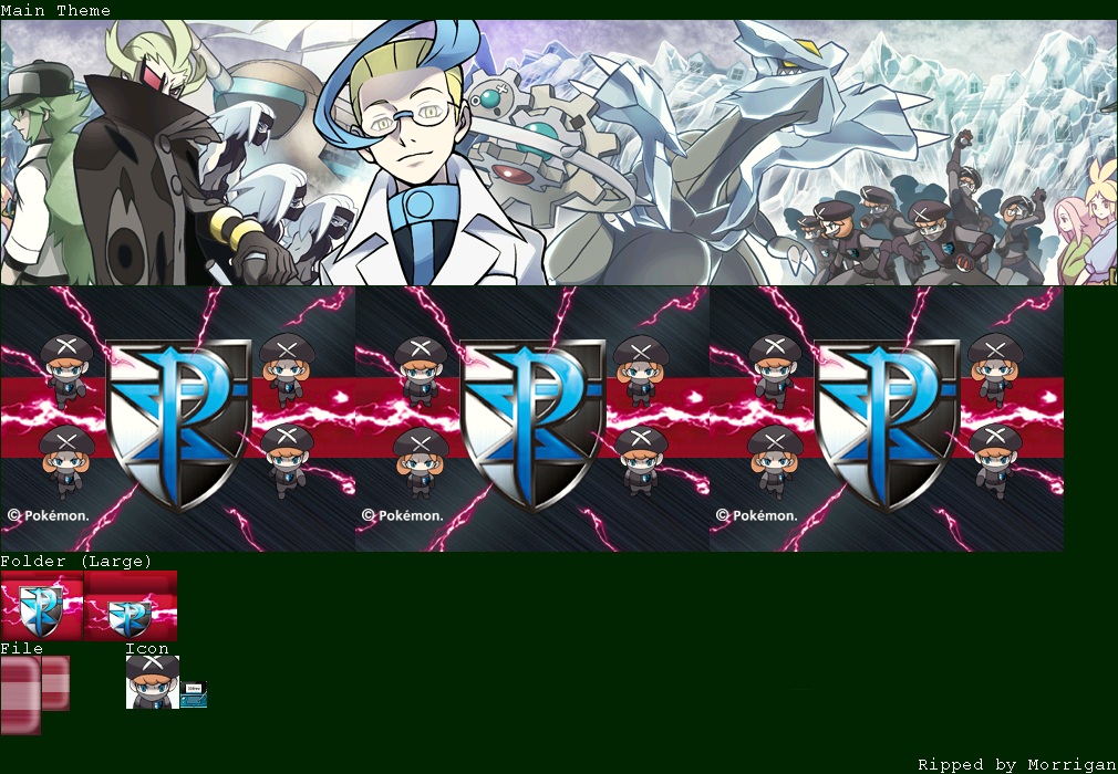 Nintendo 3DS Themes - Pokémon: Team Plasma (BW2)