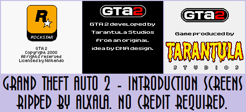 Grand Theft Auto 2 - Introduction Screens