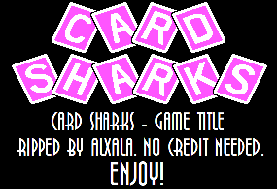 Card Sharks - Game Title