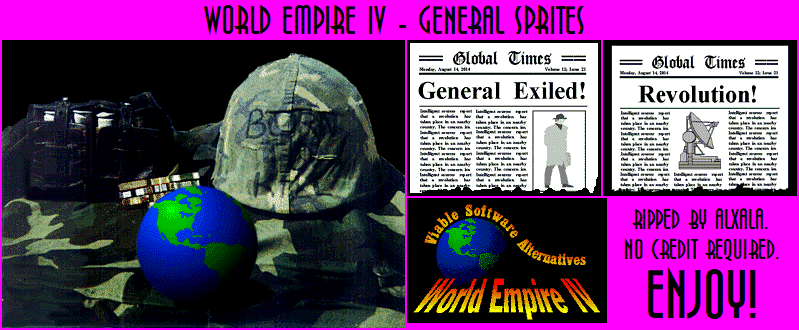 World Empire IV - General Sprites