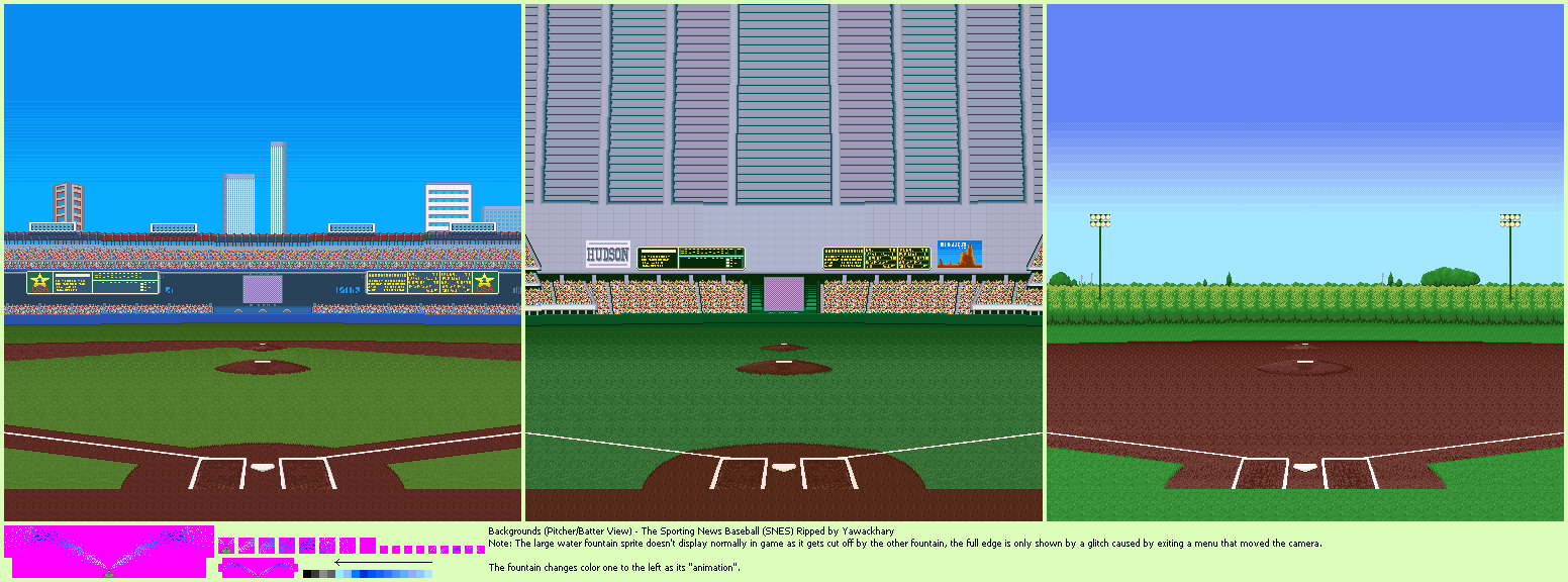 Stadiums (Pitcher/Batter View)