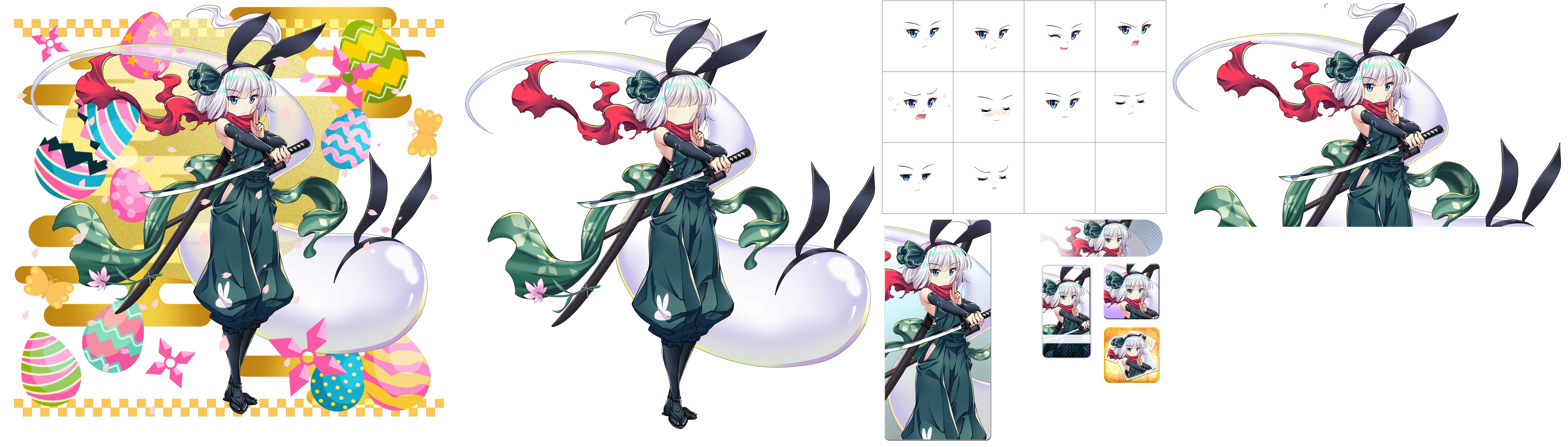 Youmu Konpaku (Bunny Ninja Spirit)