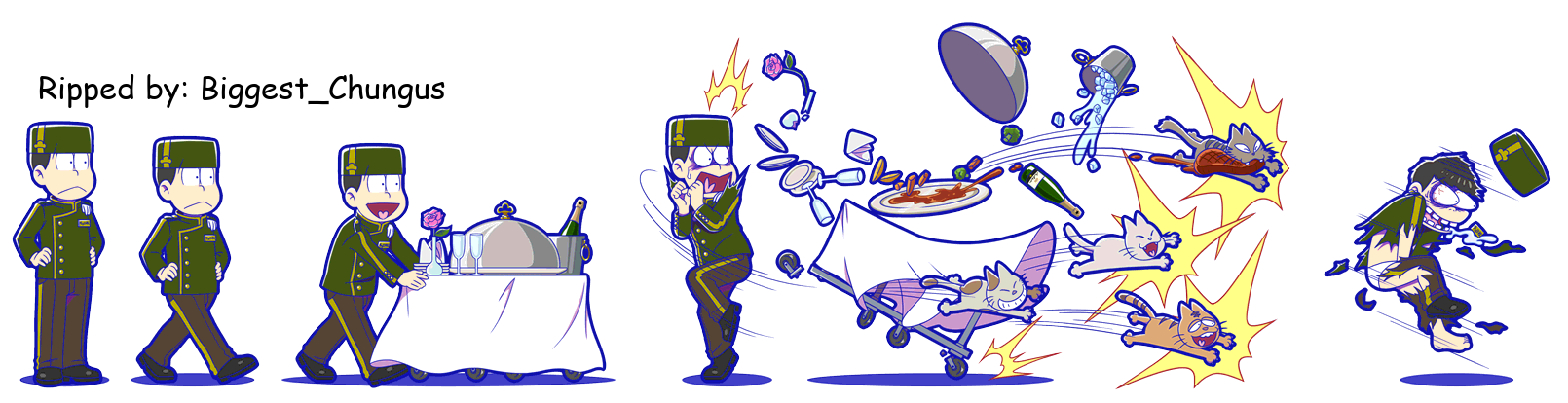 Osomatsu-san Hesokuri Wars: Battle of the NEETs - Choromatsu (Bellboy)