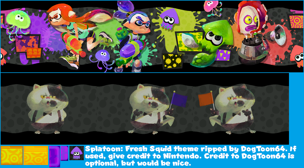 Nintendo 3DS Themes - Fresh Squid