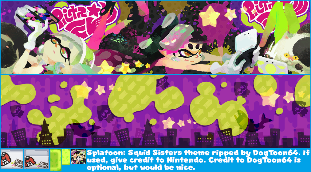 Nintendo 3DS Themes - Squid Sisters