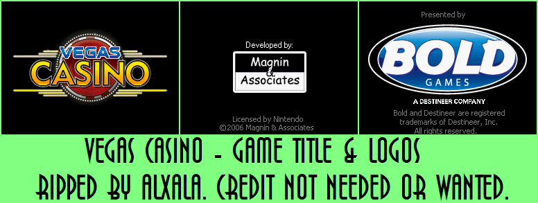 Vegas Casino - Game Title & Logos