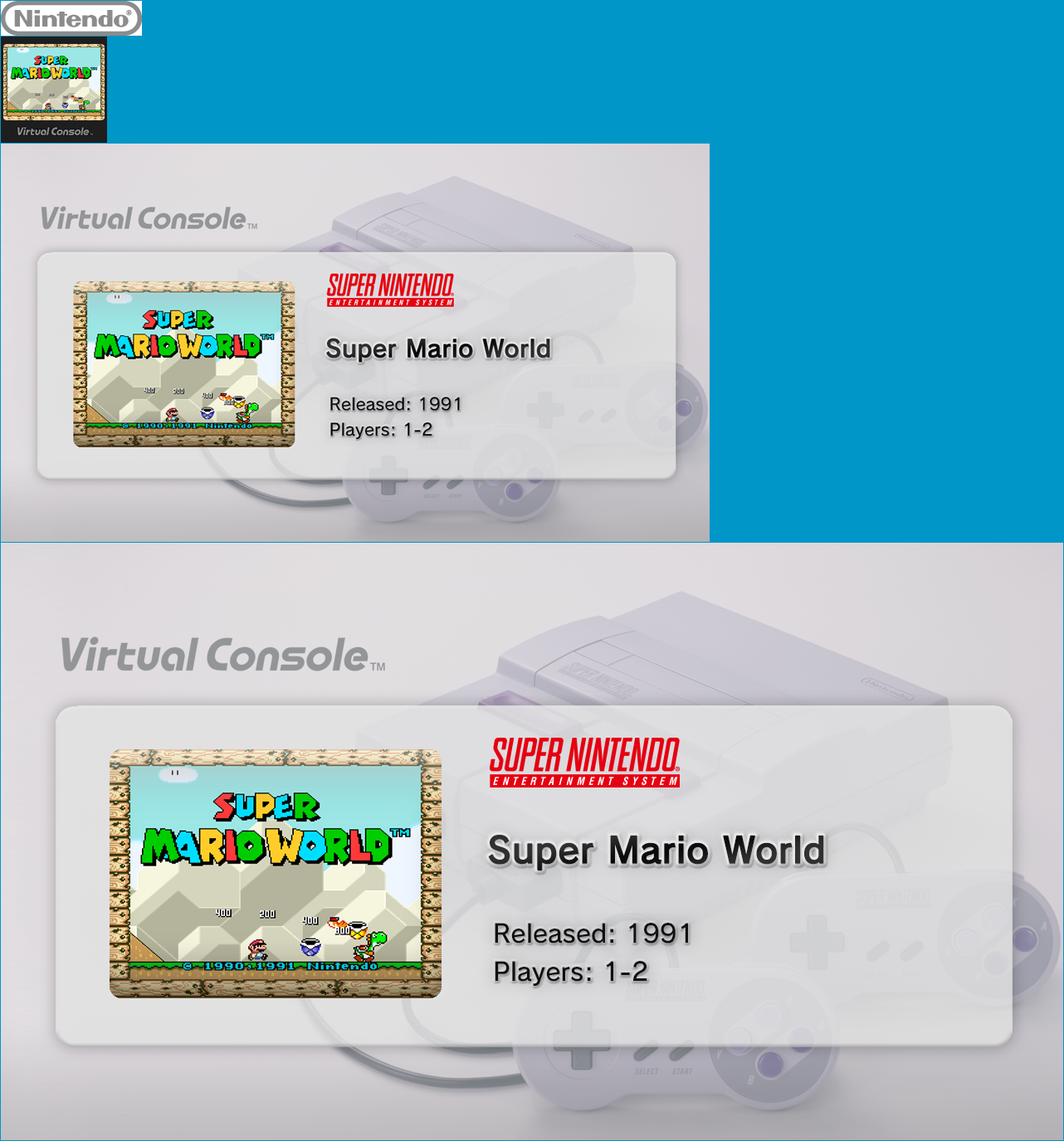 Virtual Console - Super Mario World