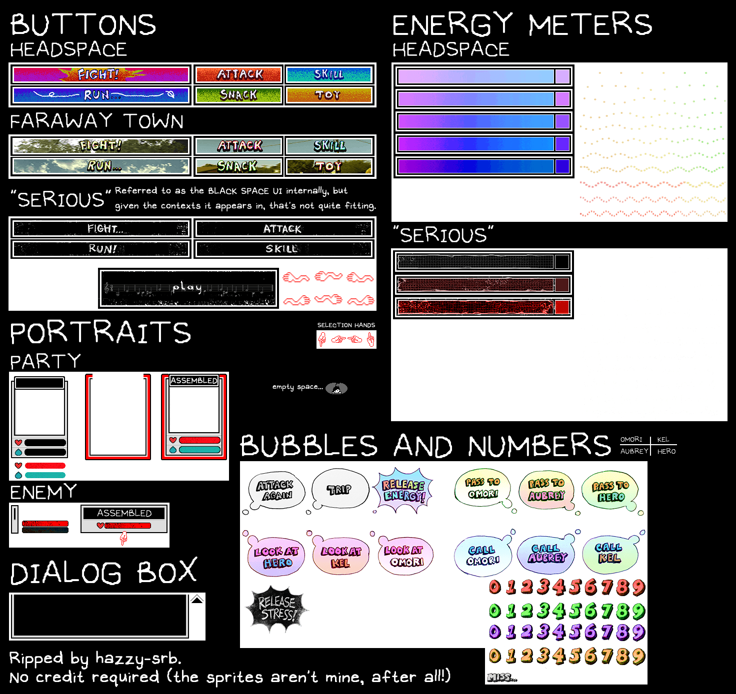 Omori - Battle UI