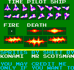 Time Pilot Ship