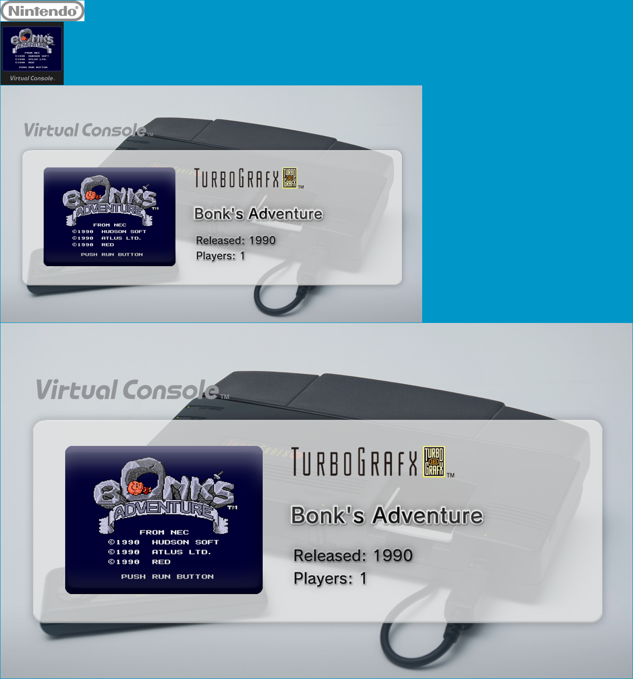 Virtual Console - Bonk's Adventure