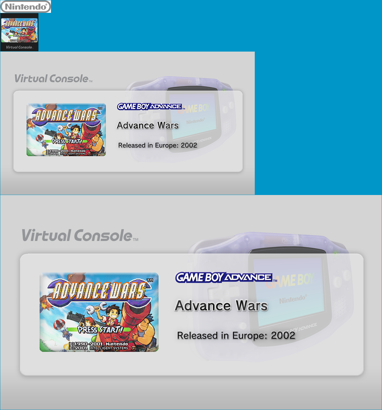 Virtual Console - Advance Wars