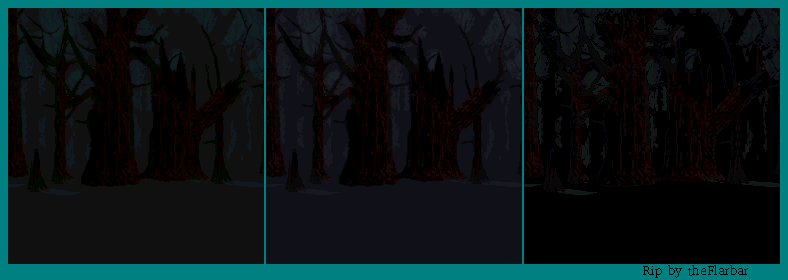 Donkey Kong Country 2: Diddy's Kong Quest - Haunted Forest Background