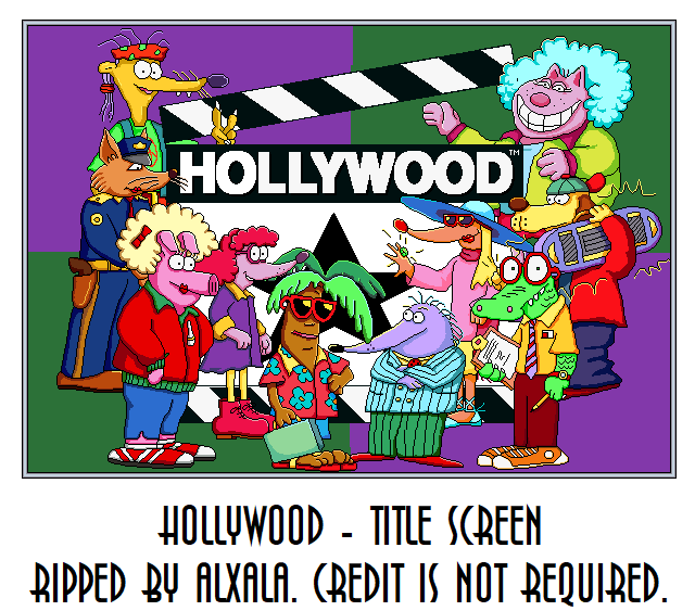 Hollywood - Title Screen