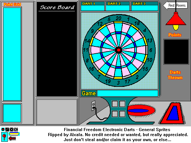 Financial Freedom Electronic Darts - General Sprites
