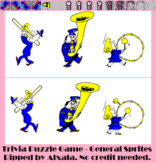 Trivia Puzzle Game - General Sprites