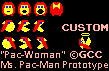 Pac-Man Customs - Ms Pac-Man / Pac-Woman (Early Design)