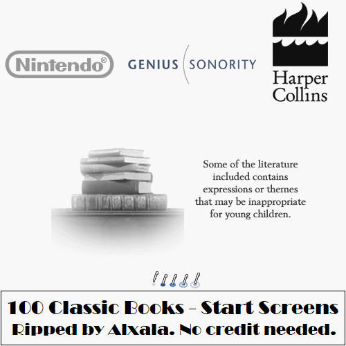 100 Classic Books - Start Screens