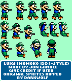 Mario Customs - Luigi (Momoko 120%-Style)