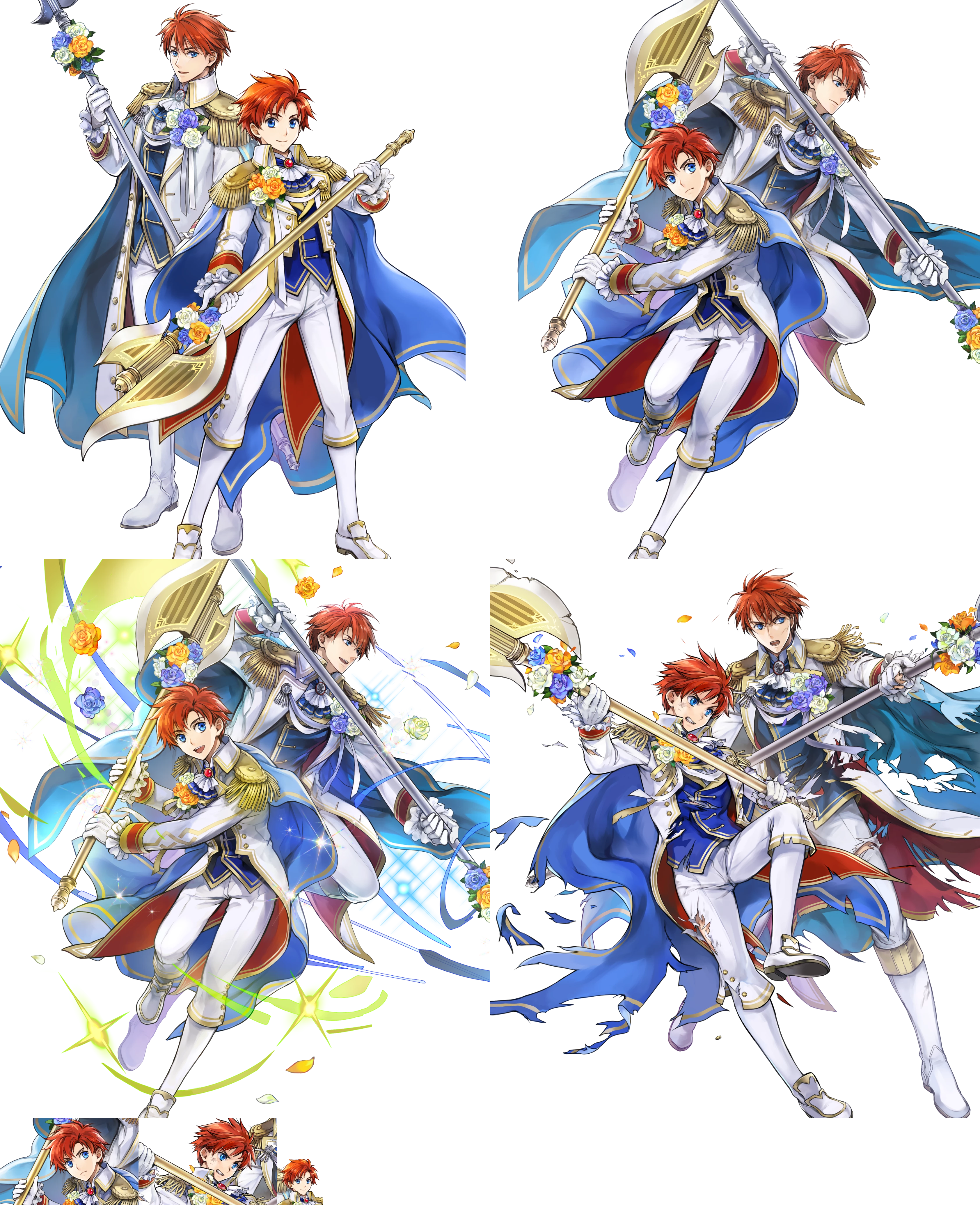 Fire Emblem: Heroes - Roy & Eliwood (Bridal Blossoms)