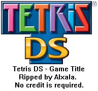 Tetris DS - Game Title