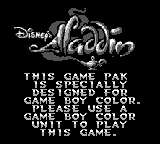 Game Boy Error Message