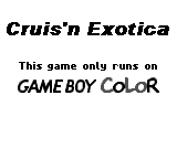 Game Boy Error Message