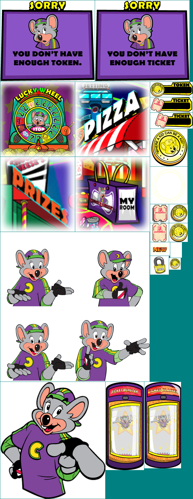 Chuck E. Cheese's Party Games - Miscellaneous