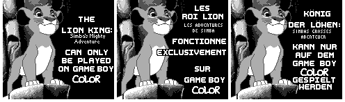 Game Boy Error Message