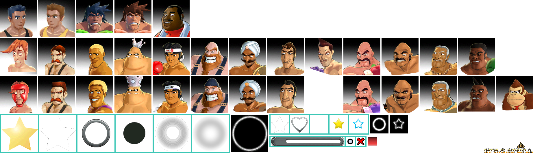 Punch-Out!! - Character Status