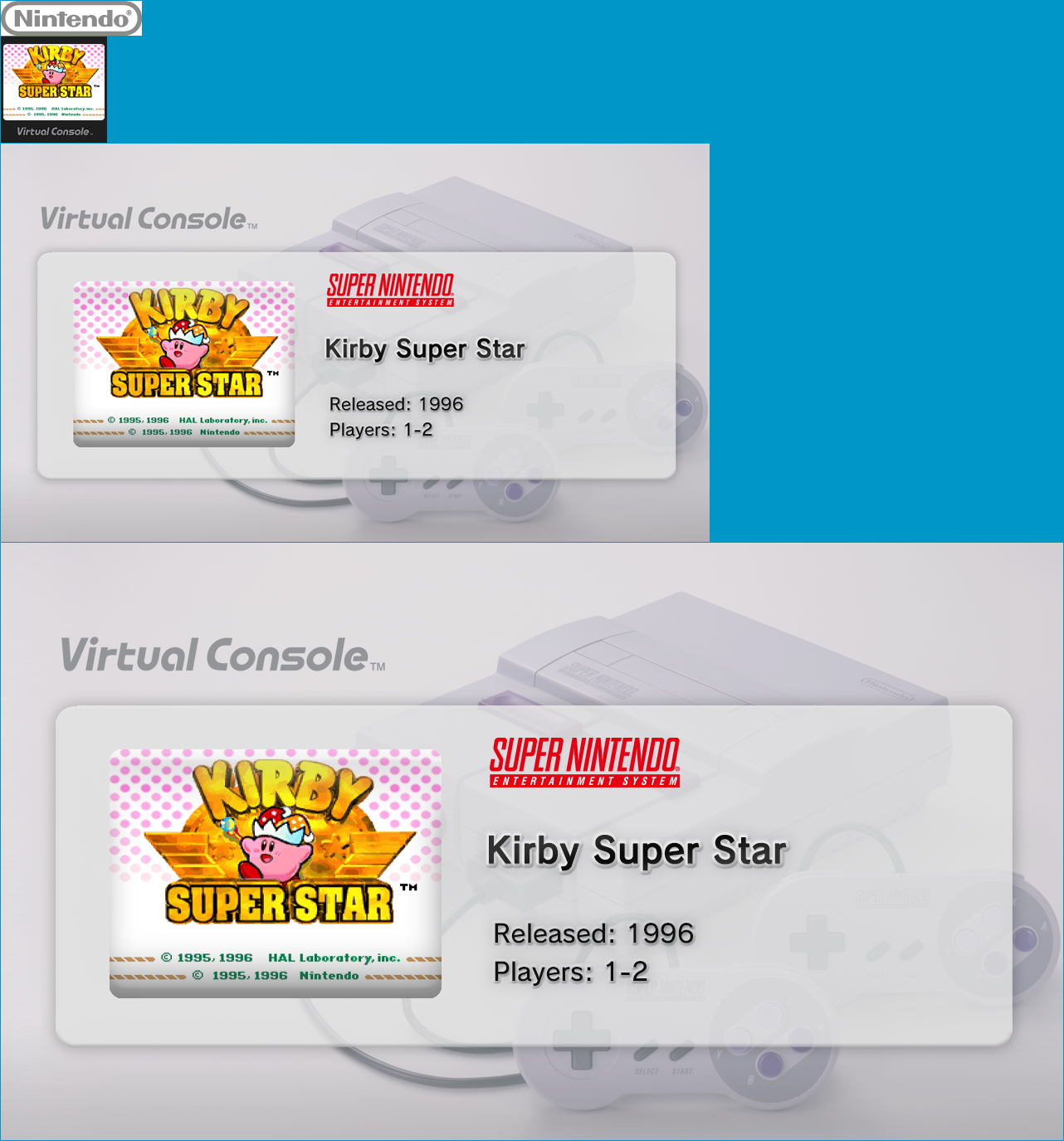 Virtual Console - Kirby Super Star