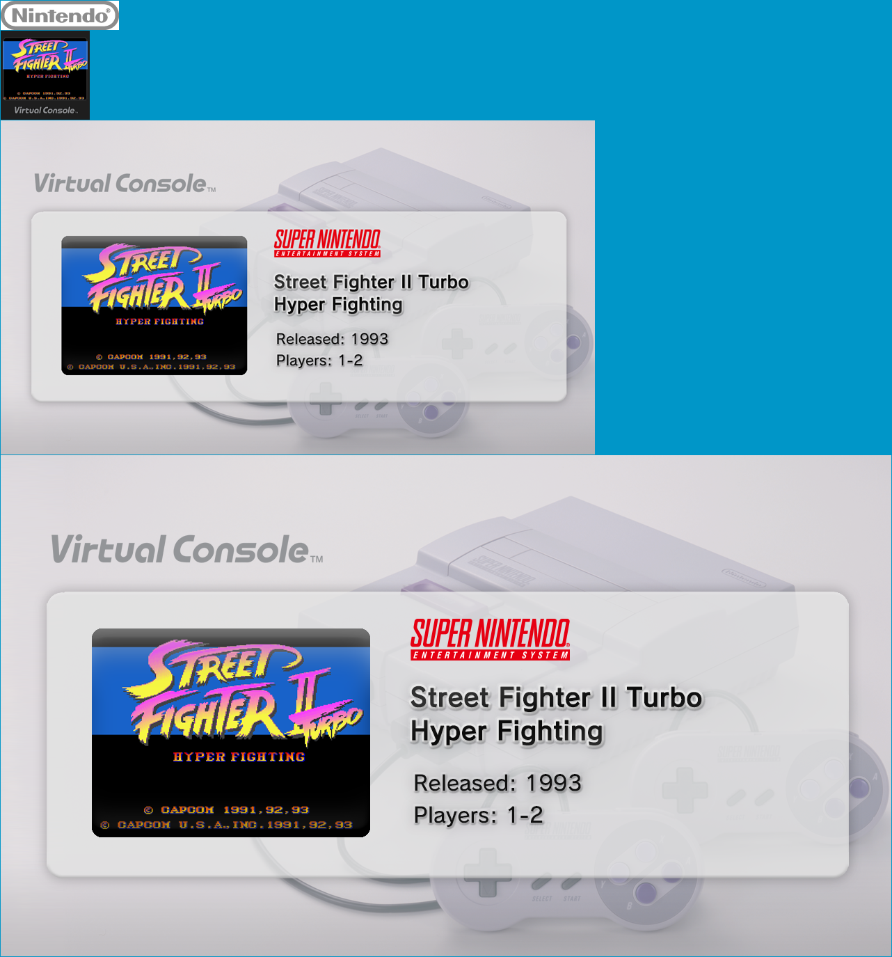 Virtual Console - Street Fighter II Turbo: Hyper Fighting